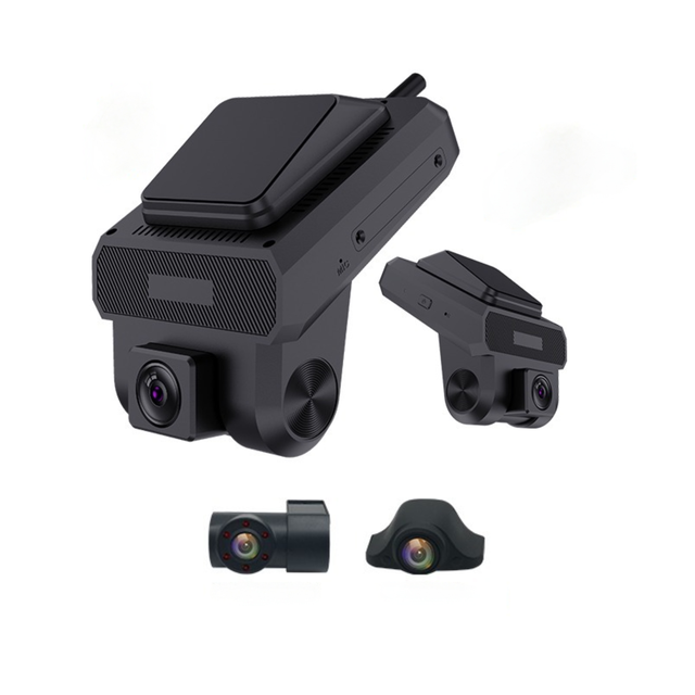 4G LTE Three Cameras Car Dashcam with Wifi GPS DMS ADAS Function