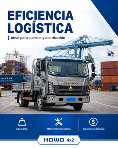 <span class=keywords><strong>Camion</strong></span> de livraison diesel Howo 4x2 5 tonnes à transmission manuelle pour le marché d'Amérique centrale - Product Image 3