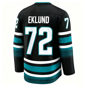 Maillots de hockey cousus pour hommes 71 Macklin Celebrini 72 William Eklund 77 Michael Misa 39 Logan Couture 2 Will Smith S-3XL - Product Image 4