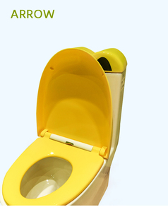 Inodoro Infantil ARROW de Una Pieza, Diseño Moderno de Cerámica, con Sifón, de Alta Calidad, Estilo Chino - Product Image 4