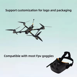 10 Inch FPV <b>Drone</b> Carbon Fiber Frame <b>4K</b> Camera 3-5kg Payload Brushless Motor Prosumer RC Quadcopter - Product Image 5