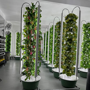 Commercial agricole économique et pratique intérieur culture verticale agriculture aéroponique intérieur Nft hydroponique jardin château d'eau - Product Image 6