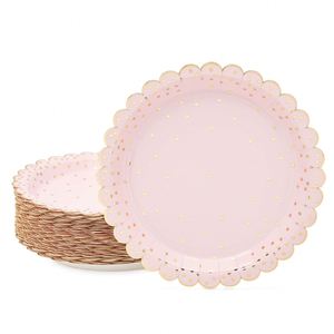 Party Supplies <b>Disposal</b> Paper <b>Plate</b> Pack 7 Inches FOIL Theme - Product Image 4