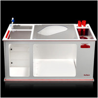 Réservoir en acrylique sur mesure pour aquarium de luxe, boîte de filtration, système de filtration inférieur écologique, personnalisation non standard