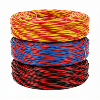Câble électrique torsadé RVS pour alarme incendie, fil de cuivre isolé PVC pour système de diffusion d'urgence