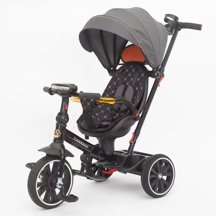 Tricycle for 2-7 Year With Push Handle Ande Sunshade High Quality