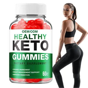 Integratore sanitario a marchio privato che dimagrisce Gummies salutari alla vitamina Keto per la perdita di peso