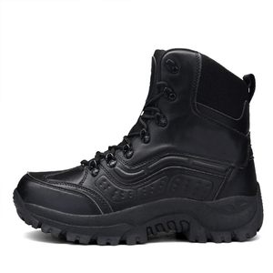 Bottes tactiques imperméables en daim pour hommes DF701 Desert Sand, toutes saisons, pour la randonnée, le trekking et l'entraînement sur le terrain - Product Image 3