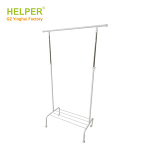 頑丈なステンレス製調節可能な布製ハンガー、折りたたみ式衣類ラック（車輪付き）、ワードローブ、キッチン、ネクタイ用 - Product Image 2