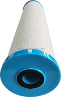 Kartrid Filter air karbon aktif biru besar 20 inci NSF42 disetujui untuk rumah, Hotel, kantor, penyaringan air industri