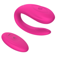 Haute qualité lesbienne télécommande portable Double Stimulation femelle Masturbation clitoridien vibrateur jouets sexuels
