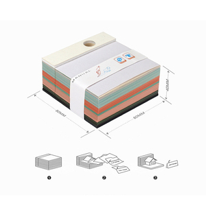 Wholesale Customize Sticky <strong>Note</strong> Paper Sculpture Desktop <strong>Decoration</strong> Office Gift Originality <strong>Post</strong> <strong>Note</strong> 3D Bridge Flowing Water - Product Image 2