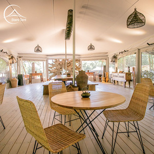 Carpa de Lujo Hexagonal para Glamping al Aire Libre con Baño para Campamentos en el Desierto Africano - Product Image 5