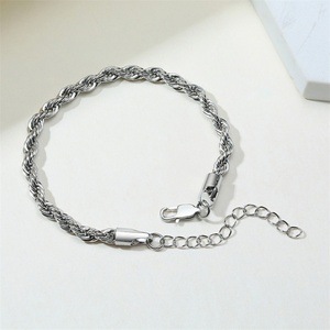 Bracelet personnalisé minimaliste pour homme, chaîne en corde, chaîne gourmette - Product Image 2