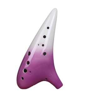 Ocarina de Cerámica de 12 Orificios AF Alto F, Instrumento de Viento con Entonación Confiable para Principiantes, Enseñanza y Interpretación Musical - Product Image 1