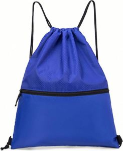 Personalised Drawstring <b>Backpack</b> Waterproof Polyester Sport Gym Sack Pack for Travel Daily Soccer Events Business Promotional - Product Image 5
