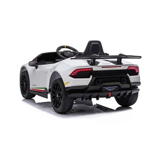 Lusso 12V auto elettrica Ride-On per i bambini per <span class=keywords><strong>Lamborghini</strong></span> <span class=keywords><strong>giocattolo</strong></span> con licenza con telecomando per 3-8 anni materiale plastico fresco - Product Image 5