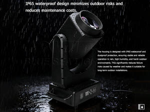 ضوء ليزر أبيض مقاوم للماء IP65 بقوة <span class=keywords><strong>300</strong></span> واط مع شعاع CMY/شعاع فائق متحرك للحفلات الخارجية والمناسبات والمعارض والزفاف - Product Image 2