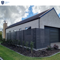 Offres spéciales Ventes directes Clôtures de maison Clôture de jardin en alliage d'aluminium