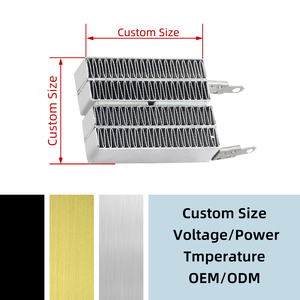 Chauffage à air en céramique PTC 36V 48V 60V <span class=keywords><strong>1000W</strong></span> et 220V 1500W AC DC Élément chauffant conducteur 130*125*15mm pour climatisation - Product Image 6