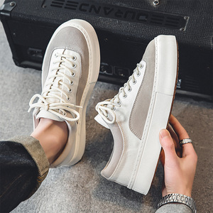 Zapatillas deportivas casuales de lona transpirables de estilo nuevo para el verano 2026, versátiles, de marca de moda, con suela gruesa de ante, calzado de lona a la última. - Product Image 6