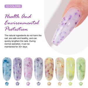 OEM 30g Gel di estensione smalto fiore lattiginoso costruire il Gel di resina Uv Gel <span class=keywords><strong>Builder</strong></span> per il salone di bellezza per unghie - Product Image 4