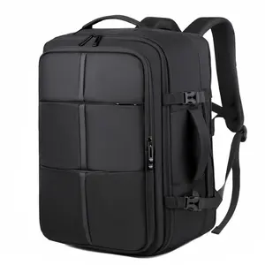 Logotipo personalizado mochila inteligente grande al aire libre a prueba de agua de viaje de negocios USB Hombre a granel mochila escolar mochila portátil mochila