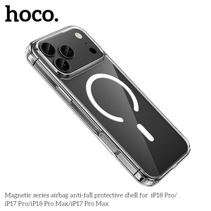 <span class=keywords><strong>เคส</strong></span>กันกระแทก <span class=keywords><strong>HOCO</strong></span> Magnetic Air Cushion สำหรับ iPhone 18 Pro Max/17 Pro Max  วัสดุ TPU นิ่ม ป้องกันการตกหล่น - Product Image 2