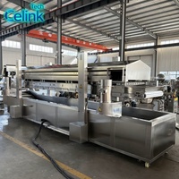 Machine à frire les aliments commerciaux à bande transporteuse pour la transformation des chips de pommes de terre, bananes et arachides