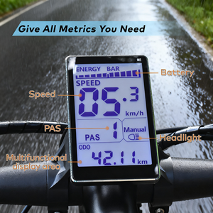 5 broches 24V/36V/48V/60V compteur d'affichage LCD électrique M5 remplacement d'écran <span class=keywords><strong>de</strong></span> panneau pour vélos électroniques intelligents <span class=keywords><strong>de</strong></span> 31.8mm - Product Image 1