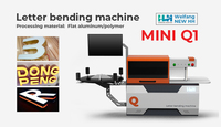Nouveau HH Cnc Mini Acrylique 3d Publicité 220v 1ph Automatique En Aluminium Canal Lettre Machine À Cintrer