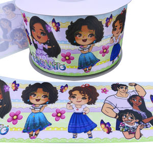 <span class=keywords><strong>Encanto</strong></span> Series/ Boca vente en gros 75mm ruban imprimé par transfert de chaleur 7.5cm pour la décoration de fête des arcs de cheveux et ruban de boîtes décorées - Product Image 4