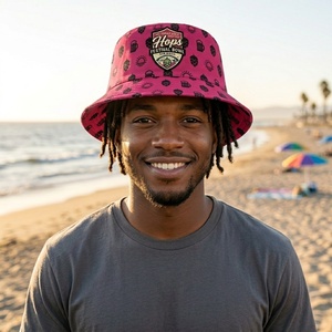 OEM ODM Wholesale <b>Bucket</b> <b>Hats</b> <b>With</b> <b>String</b> Custom Logo Fisherman <b>Hat</b> High Quality Embroidered <b>Hat</b> For Adults - Product Image 3