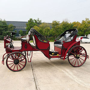 Véhicule de Tourisme Électrique Silencieux Imitant une Calèche de Chevaux, Disponible en Plusieurs Couleurs pour Mariages, Parades et Séances Photo - Product Image 1