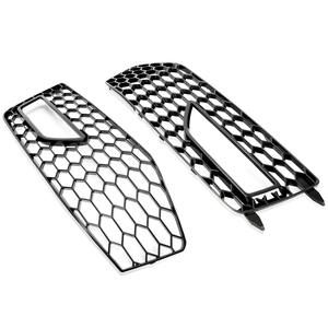 Rejillas de faros antiniebla delanteros tipo panal de abeja para Audi A4 S-Line, cubiertas de parachoques ABS, actualización de 2013-2015 - Product Image 1