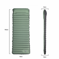 Matelas pneumatique TPU en gros d'usine avec pompe intégrée gonflage rapide maison Camping en plein air lit pneumatique Foladabe tapis gonflable