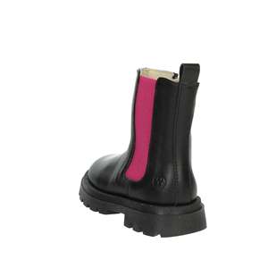 Botines Bambine E5659 Nero Negros con Panel Lateral Rosa para Niñas - Product Image 2