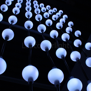 Đèn chuỗi bóng LED <span class=keywords><strong>RGB</strong></span> <span class=keywords><strong>3D</strong></span> Milky DMX 36mm 50mm, lập trình điểm ảnh, rèm bóng - Product Image 4