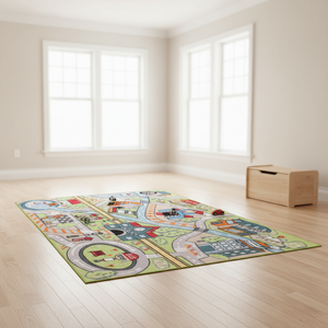 <span class=keywords><strong>Tapis</strong></span> <span class=keywords><strong>de</strong></span> jeu pour enfants personnalisé avec impression animale, en polyester moderne, antidérapant, OEM - Product Image 1
