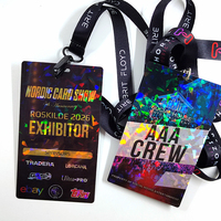 Livraison rapide : Lanières holographiques couleur pour badges événementiels, cartes d'identité VIP avec lanière, passe VIP sur mesure