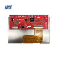 Módulos de Pantalla LCD TFT con Interfaz HMI, Pantalla Capacitiva LCD de 4.3 Pulgadas, Protocolo de Interfaz UART, Resolución 480x272