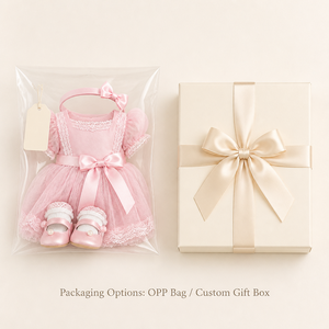 Ensemble Robe Tutu Rose 43cm pour <span class=keywords><strong>Poupée</strong></span> <span class=keywords><strong>Reborn</strong></span>, Bandeau Nœud en Satin, Chaussettes, Chaussures <span class=keywords><strong>de</strong></span> Ballet Perles, Vêtements <span class=keywords><strong>de</strong></span> <span class=keywords><strong>Poupée</strong></span> en Polyester <span class=keywords><strong>de</strong></span> Luxe Personnalisés OEM/ODM - Product Image 5