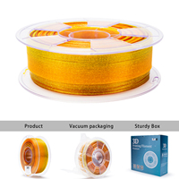 Filament PLA MagiFil Gradient Twinkling sans bulles 1,75 mm 1 kg PLA Filament plastique pailleté multicolore pour imprimante 3D