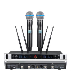 TURE DIVERSITY 640-690MHz Uhf Micrófonos inalámbricos de gama alta de doble canal mejor - Product Image 2