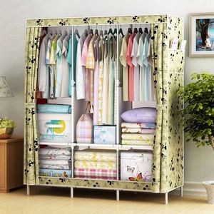 <span class=keywords><strong>Armario</strong></span> Infantil GY-<span class=keywords><strong>130</strong></span>, Superventas, Color <span class=keywords><strong>Blanco</strong></span> y Rosa, Diseño Encantador, <span class=keywords><strong>Armario</strong></span> de Tela No Tejida - Product Image 4