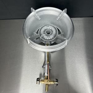 VICTORY KITCHEN Commercial High Pressure Gas Burner Stainless Steel Dual Burner Hot Sale Catering Equipment for Snack Bar - Product Image 2