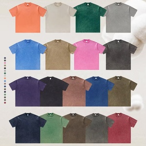 T-shirt en coton imprimé tendance OEM pour femme, coupe courte, manches courtes, en jersey French Terry, sublimation délavée, léger - Product Image 5