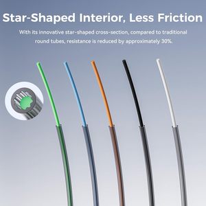 Tubo de teflón Creality PTFE de 2M, accesorios para impresora 3D con canal interior en forma de estrella de baja resistencia - Product Image 3