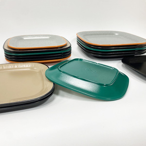 <b>Melamine</b> tableware, hot pot restaurant serving <b>plates</b>, imitation porcelain square <b>plates</b>, side dish <b>plates</b>, commercial - Product Image 3