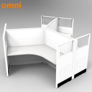 Mô-đun văn phòng trong một giờ Tủ <span class=keywords><strong>3</strong></span> cách 120 Độ phân vùng kết nối cuộc gọi centre văn phòng tủ máy trạm cho <span class=keywords><strong>3</strong></span> người - Product Image 2